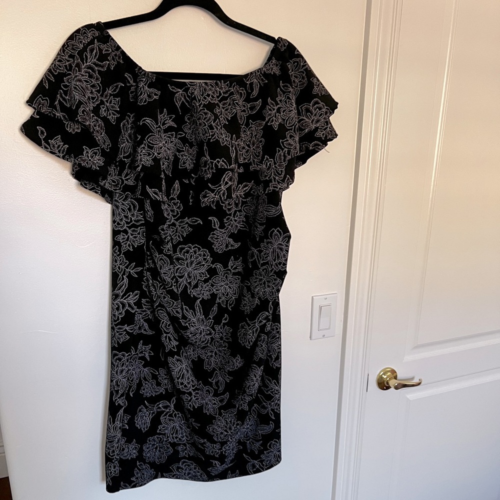 Navy Maternity Dress